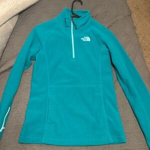 North Face quarter zip, like new